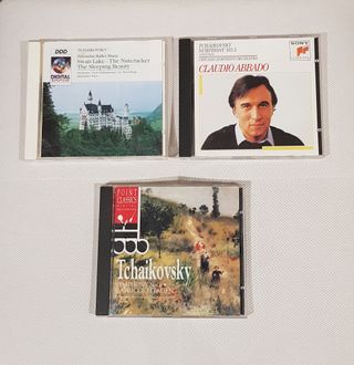 CDs Tchaikovsky.Concierto piano,violín,sinfonías. 
