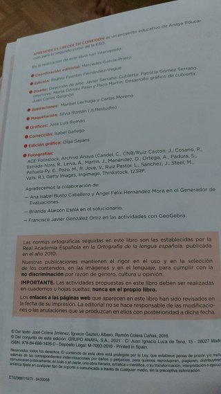 Matematicas 2 ESO