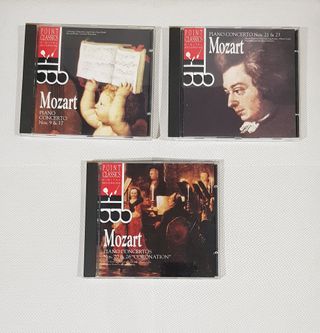CDs Mozart. Conciertos piano y música de cámara. 