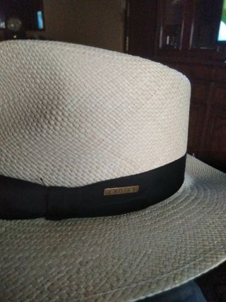 Sombrero panama gold lion