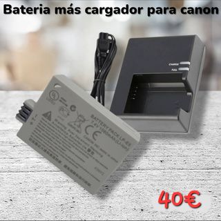 Batteria più caricabatterie per canon