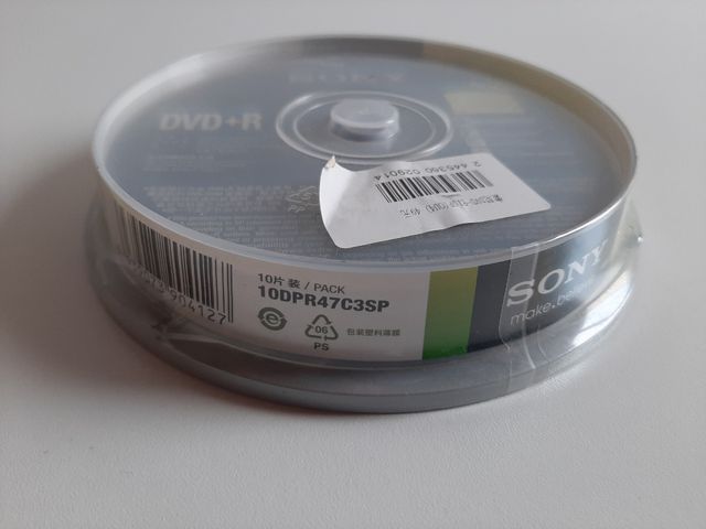 DVD+R SONY 1-16x, Campana 10