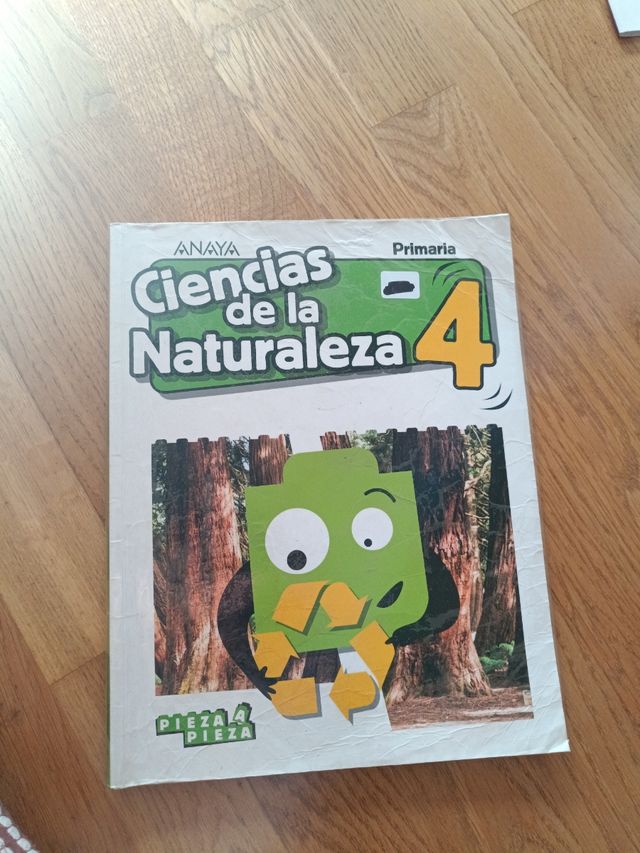 Libro de naturales 4 primaria Anaya