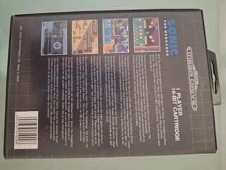 Juego para mega drive Sonic The  Hedgehog sega