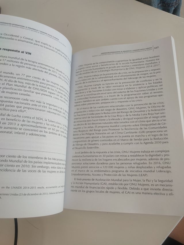 Libro cooperación al desarrollo. Uned