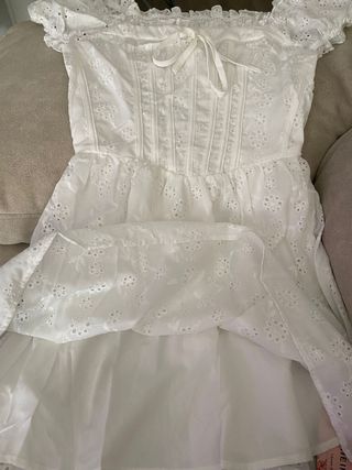 Vestido shein blanco sin estrenar