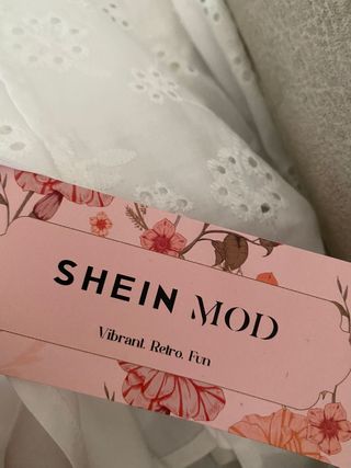 Vestido shein blanco sin estrenar