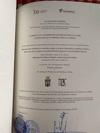 LA BOTICA EN LA EXPEDICION DE MAGALLANES Y EL CANO