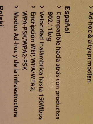 Amplificador señal WiFi. Sin usar