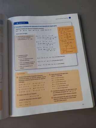 Libro de texto matemáticas 3ESO
