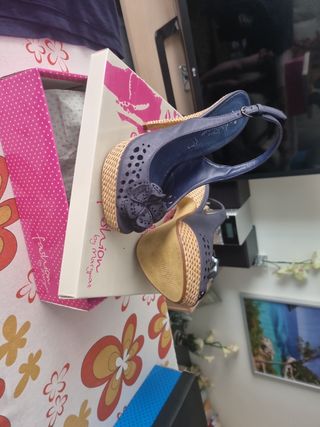 Sandalias plataforma Napa Marino