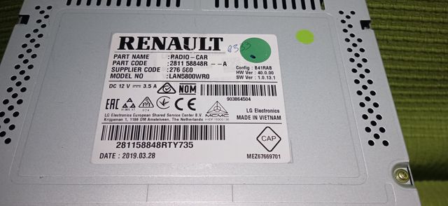 GPS MN3 Android Original Grupo Renault, Dacia,Opel