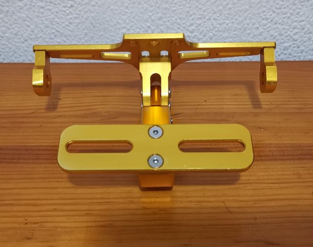 Portamatrículas universal ajustable moto