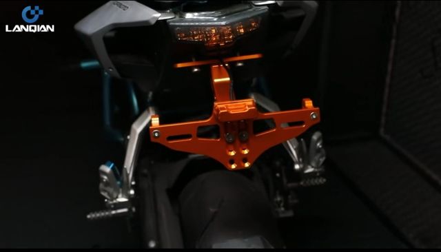 Portamatrículas universal ajustable moto