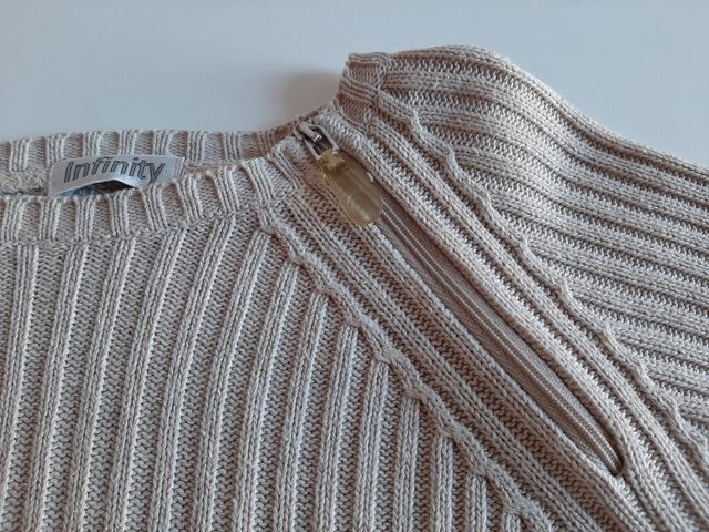 Maglia donna misto cotone a coste