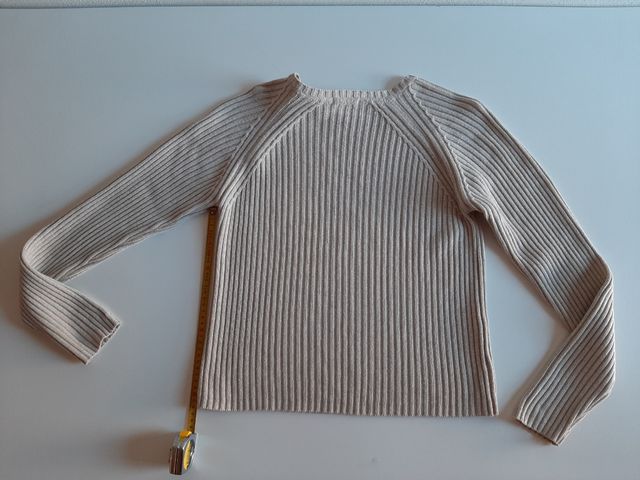 Maglia donna misto cotone a coste