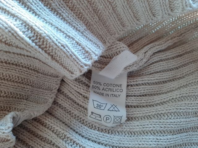 Maglia donna misto cotone a coste