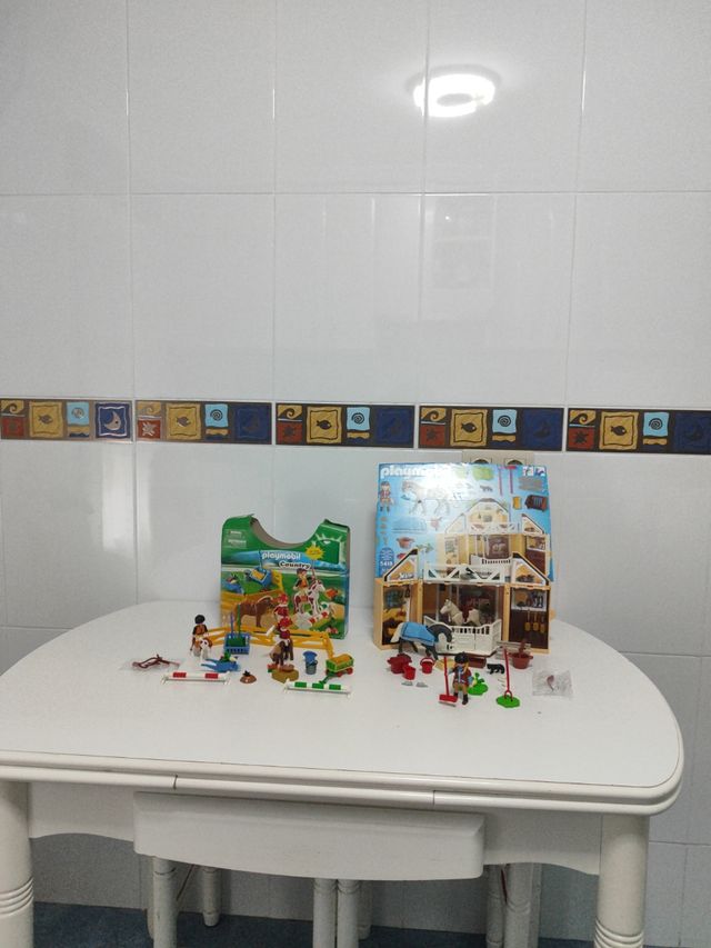 Lote Playmobil Caballos 5418 5893
