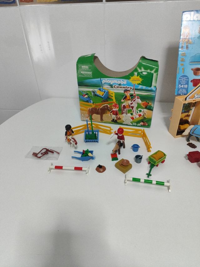 Lote Playmobil Caballos 5418 5893