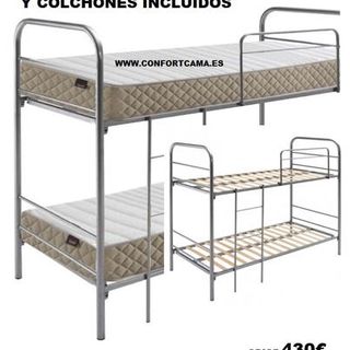 Litera completa con colchones incluidos