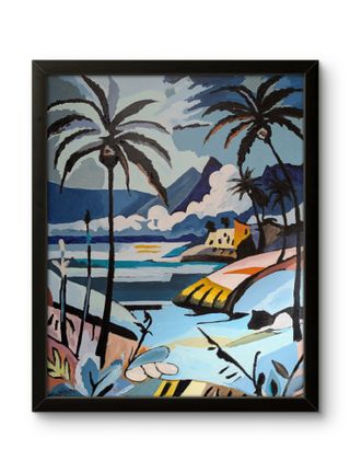 Cuadro ORIGINAL de Diego Castiñeyra paisaje grande