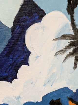 Cuadro ORIGINAL de Diego Castiñeyra paisaje grande