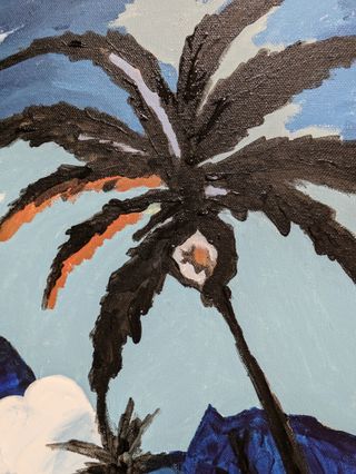 Cuadro ORIGINAL de Diego Castiñeyra paisaje grande