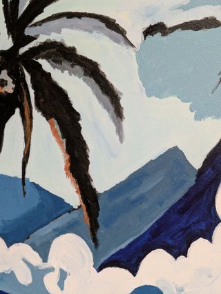 Cuadro ORIGINAL de Diego Castiñeyra paisaje grande