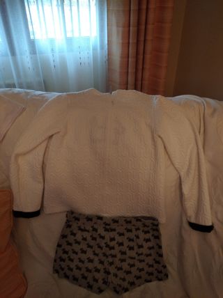 Conjunto jersey y falda pantalón