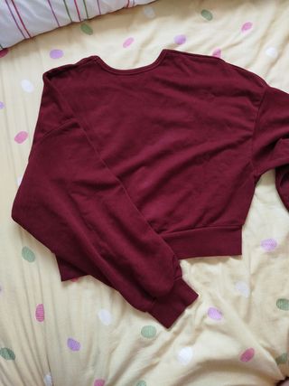 Sudadera granate Brooklyn