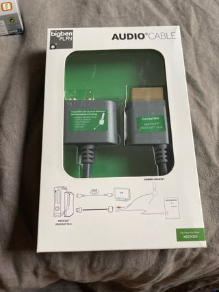 Cable HDMI y Audio XBOX360 adaptador