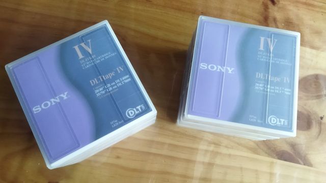 6 cartuchos de grabación Sony 20/70 GB