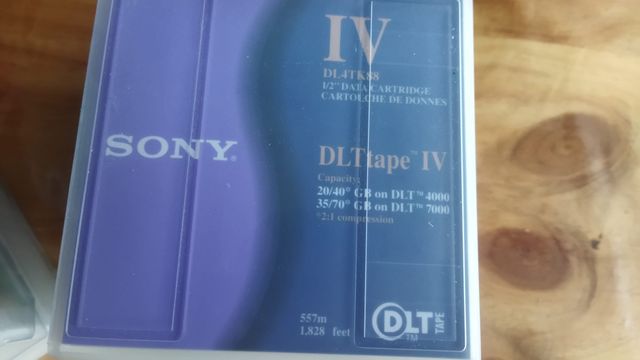 6 cartuchos de grabación Sony 20/70 GB