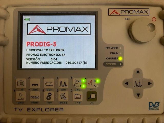TV EXPLORER Medidor de campo PRO-MAX Prodig-5