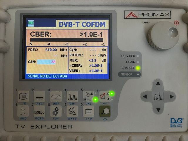 TV EXPLORER Medidor de campo PRO-MAX Prodig-5
