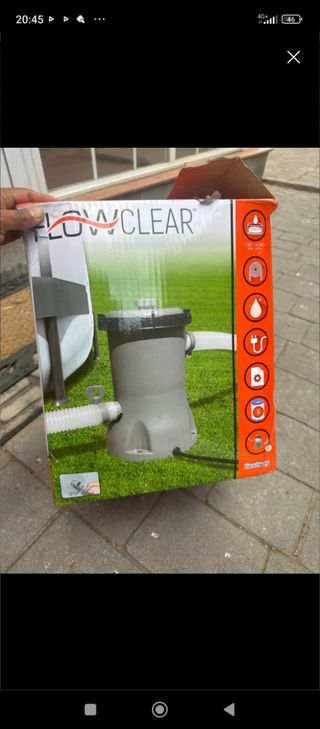 Depuradora sin estrenar