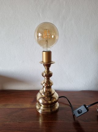 Lampada ottone antica