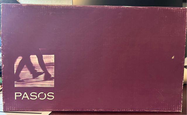 Sandalias de tacón piel dorada Pasos