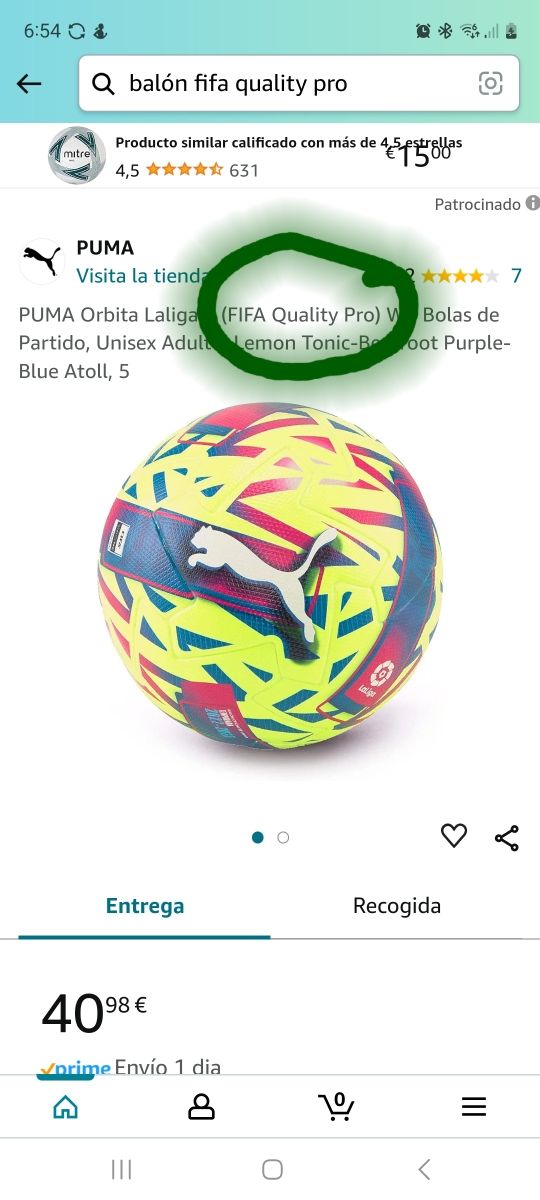 Balon puma Orbita talla 5