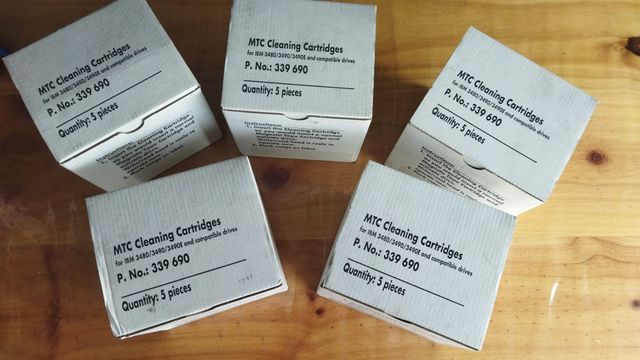 50 cartuchos de limpieza BASF para IBM 3480