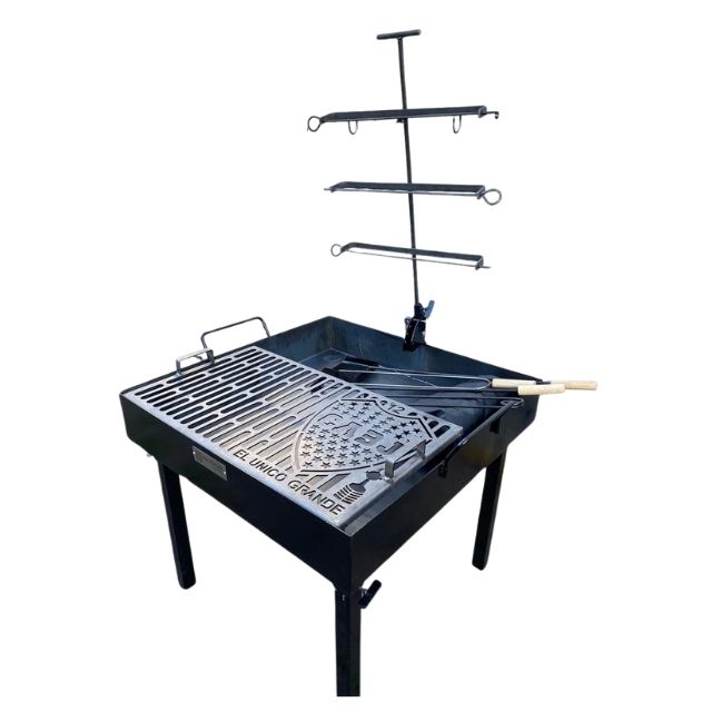 Brasero fogonero 75x75 + Parrilla Fútbol Boca