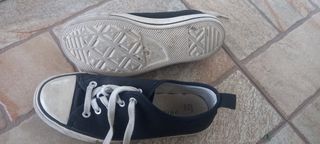 Zapatos puntera de goma