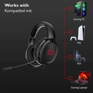 Cascos Gaming Lioncast LX40
