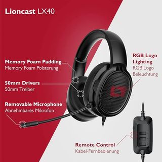 Cascos Gaming Lioncast LX40