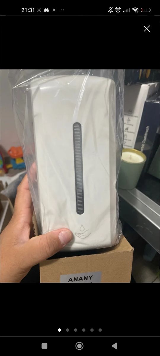 Dispensador de gel de manos