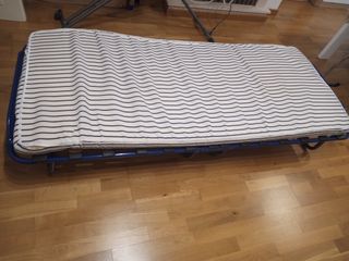 Cama plegable somier colchon ruedas Liquidación