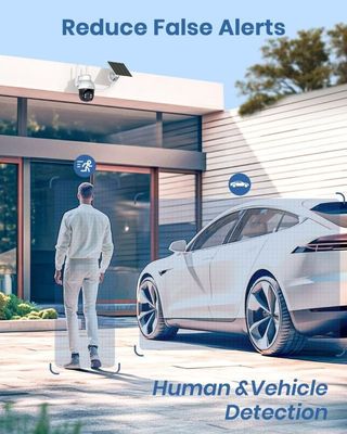 Camara Vigilancia WiFi Exterior con Panel Solar.