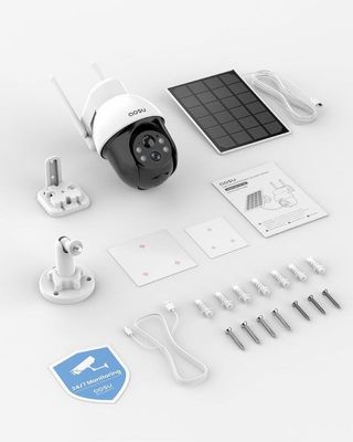 Camara Vigilancia WiFi Exterior con Panel Solar.