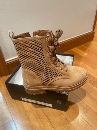 Botines 37 Camel Nuevas