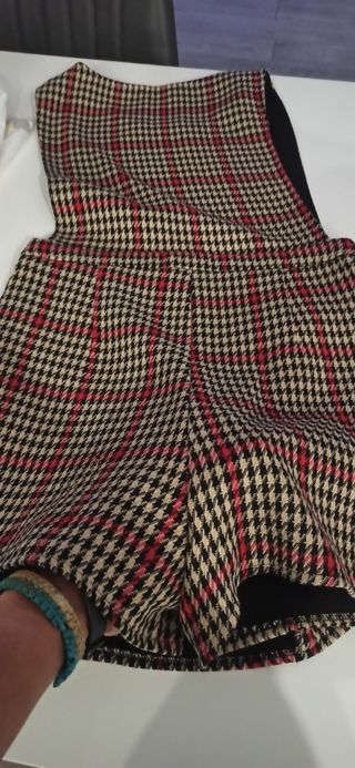 Falda  pantalón con Tirantes,vestido pichi